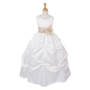 CINDERELLA COUTURE Elegant Dull Satin Floor Length Dress Multisizes 1190IV